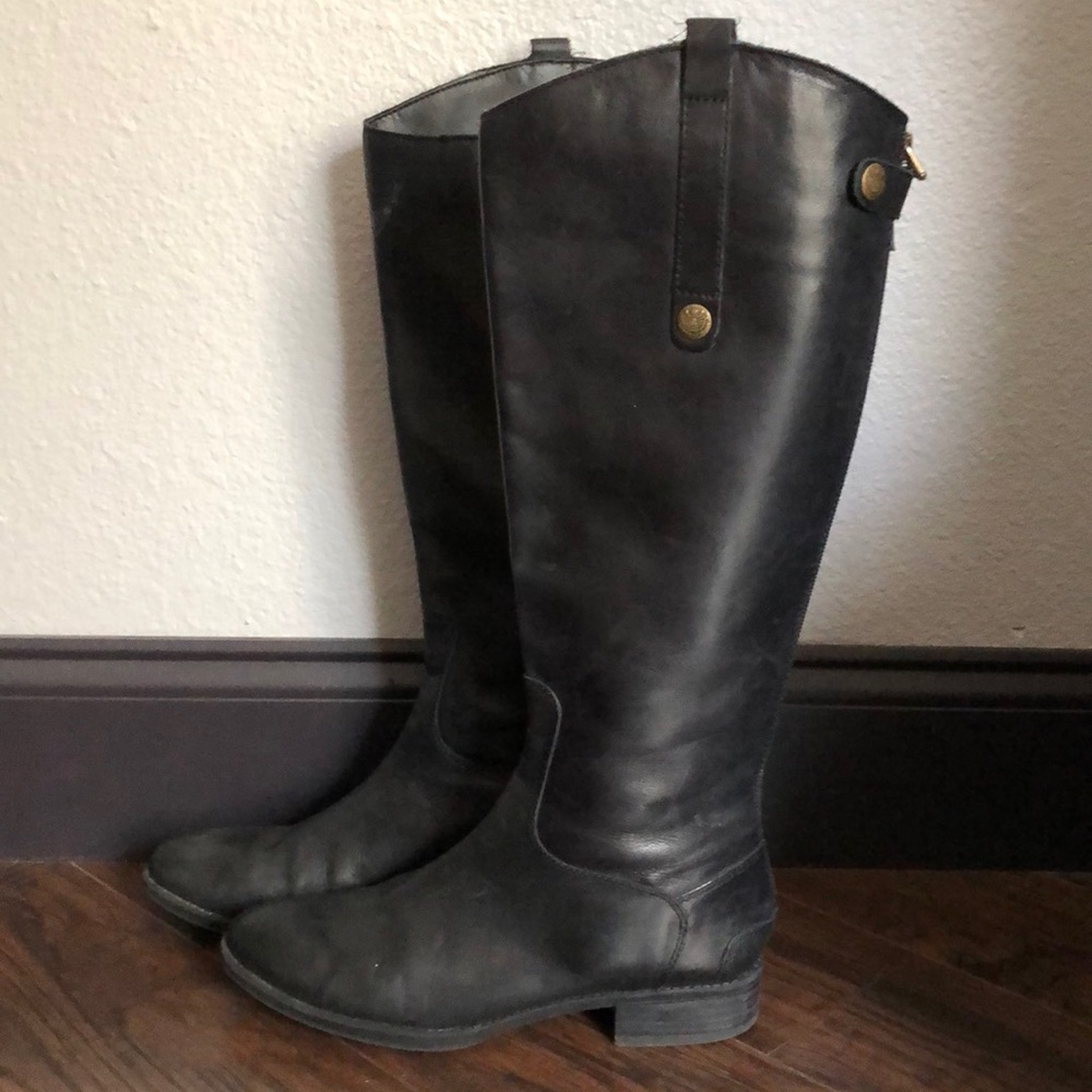 sam edelman penny boot in black